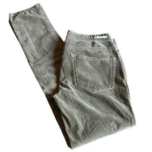 Pilcro & The Letterpress Corduroy Leggings Gray/Tan Serif Fit - 27